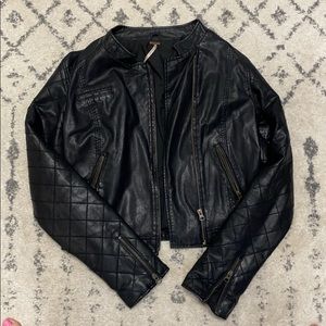 Free People Moro Leather Jacket